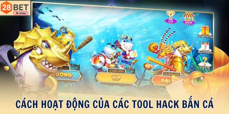 Cách hoạt động của các Tool hack bắn cá